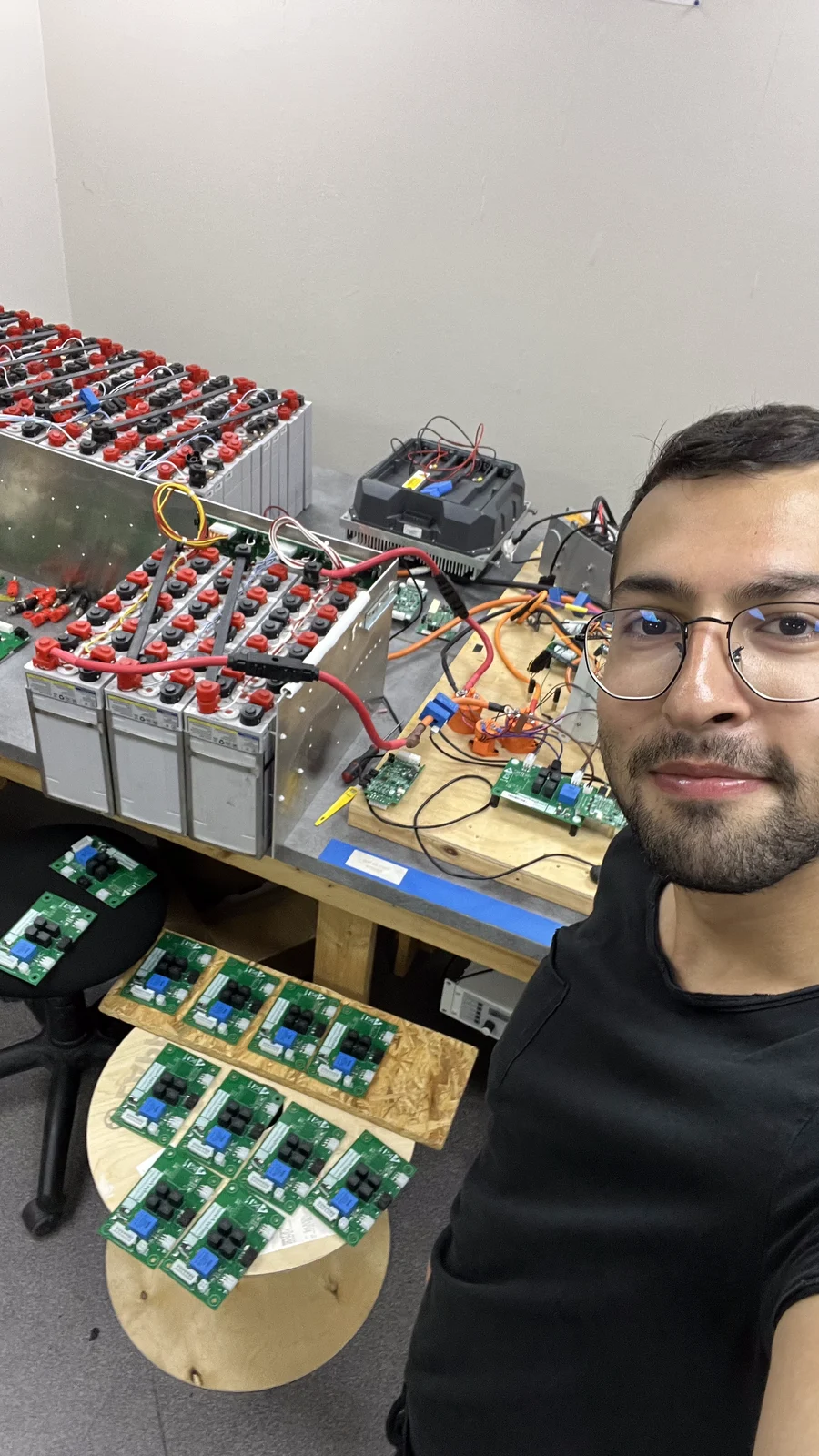 Am Prüfstand für Batterien und Elektronikbaugruppen