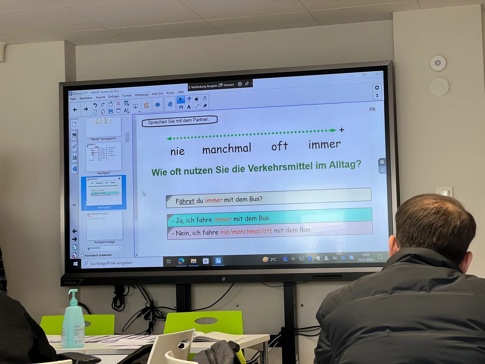 German course at the Goethe-Institut